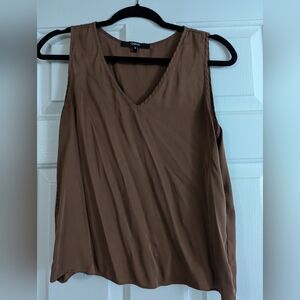 Washable Silk Tank top in Copper